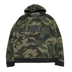 【00s NIKE 迷彩 ミリタリー 2XL スウェット パーカー フーディー】