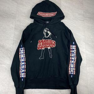 激レア☆ HYSTERIC GLAMOUR ヒステリックグラマー パーカー プルオーバー ヒスガール サイドロゴ VIXDEN GIRL hysteric glamor