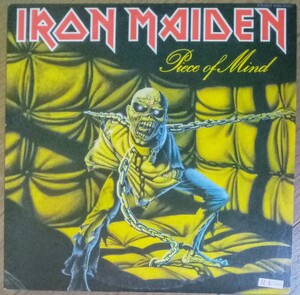 貴重盤・見本盤・ポスター付/ アイアン・メイデン / 頭脳改革 (JAPAN 日本盤 Vinyl LP) OBI Promo プロモ / Iron Maiden / Metal / Nwobhm 