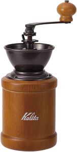 【 限定】 カリタ Kalita コーヒーミル 木製 丈夫な鋳鉄製カッター KH-3AM 粗さ調整可能 手挽き コーヒーミル #4