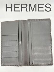 HERMES エルメス　シチズンツイル　シルクイン　長財布 財布 札入れ 本革 レザー 