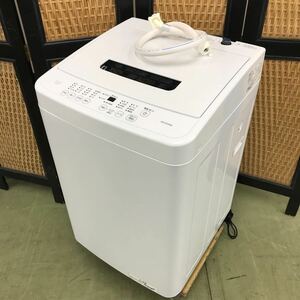 ◎【売り切り】2024年製！そこそこ美品！IRIS OHYAMA アイリスオーヤマ 全自動洗濯機 IAW-T451 4.5kg 動作確認済み 生活家電