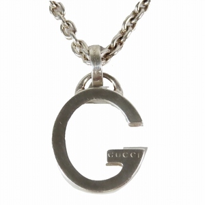 グッチ GUCCI Gプレート シルバー チェーン ネックレス アクセサリー メンズ レディース ?C9