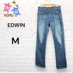 エドウィン　EDWIN デニムジーンズ　【M】　ロング丈　ストレート　日本製