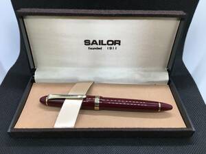 46342 SAILOR セーラー FOUNDED 1911 万年筆 PROFIT プロフィット 21K H-F ボルドー 筆記用具 文房具