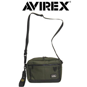 AVIREX(アヴィレックス) AX2056 SOLID ソリッド ミニショルダーバッグ 52KHAKI