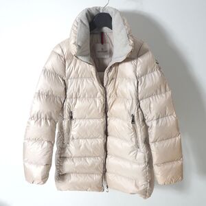 4-YL009 希少サイズ モンクレール MONCLER TORCYN ダウンジャケット ベージュ サイズ3 正規品 レディース