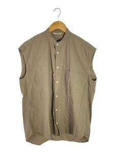 AURALEE◆19SS/WASHED FINX TWILL SLEEVELESS SHIRTS/ノースリーブシャツ/1/コットン