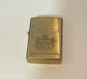 ZIPPO SOLIO BRASS/オイルライター/中古/経年自宅保管品