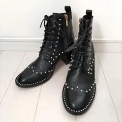 【極美品】jimmy choo ジミーチュウ　スタッズ　ブーツ　36 1/2