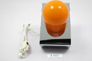 ライト◆保谷クリスタル ランパス LAMPAS 卓上照明 卓上ライト レトロ ST-895 OR 100V 15W 未使用中古品 汚れなど有●A543