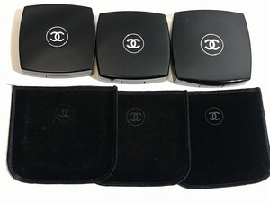 CHANEL シャネル コスメ コンパクト フェイスパウダー 3点セット プードゥル ドゥース リス ブラン など 現状品