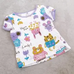 西松屋（95）Tシャツ 動物 トップス 子供 キッズ ベビー