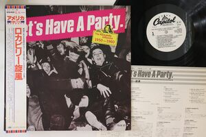 LP Various Lets Have A Party. Rockabilly Influence 1950-1960 ECS63019PROMO CAPITOL プロモ /00260