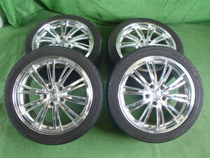 レオニス LEONIS 18インチ アルミホイール 18×7J/5H/PCD114.3/ET+53 215/45R18 4本 ノア・ヴォクシー・ステップワゴン・セレナ 24-1015