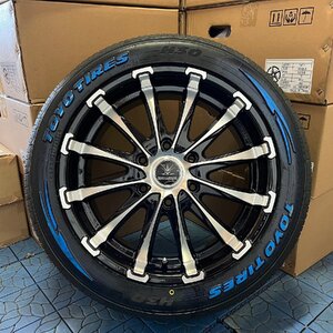 ハイエース 200系 18インチ 新品 タイヤホイール 4本セット BD12!! TOYO H30 225/50R18 1台分 ホワイトレター