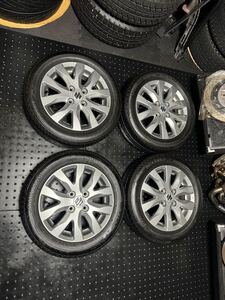 スズキ ワゴンR MH23S リミテッド 純正 14インチ 4.5J＋45 PCD100 4穴 BRIDGESTONE NEXTRY 155/65R14 2021年製 流用等