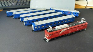 Nゲージ 鉄道模型 TOMIX ブルートレイン 機関車1両、客車6両セット