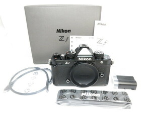 【 極美品 2253ショットのみ 】Nikon Zf ブラック ボディー 元箱付 ニコン [管NI4270]