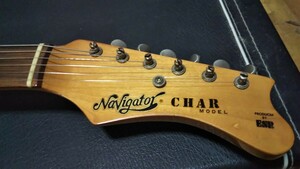 Navigator Char 初期 モデル 非純正角型ハードケース、アーム付き 