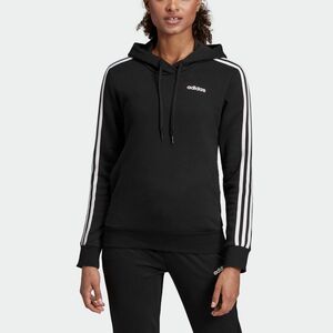 ★アディダス adidas 新品 レディース 裏起毛 3ストライプス スウェット プルオーバー パーカー 黒 Mサイズ [EI0708-M] 二 壱★QWER★