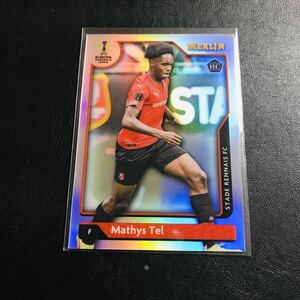 (RC) Mathys Tel / 2021-22 Topps Merlin Chrome UEFA Refractor ルーキーカード マティス・テル レンヌ バイエルン