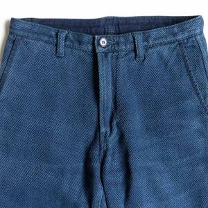 【美品】PORTER CLASSIC 【KENDO CROPPED SLIM PANTS】M 剣道 刺し子 パンツ ポータークラシック 2409476