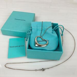 【箱・袋付】Tiffany & Co. オープンハートN シルバー ネックレス