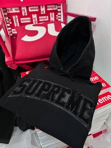 No.24☆超激レア☆Supreme シュプリーム カナダ製 アーチロゴ トレーナー 肉厚 希少 パーカー スウェット 