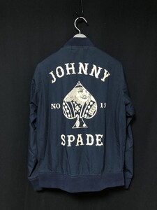 ◆JOSP JOHNNY SPADE スイングトップ　ジャンパー ブルゾン M　両面プリント　ビッグロゴ