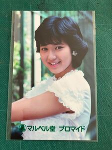 【未開封】石川秀美　マルベル堂プロマイド写真　白　ニノウデ　デビュー当時　昭和タレント　80年代アイドル 