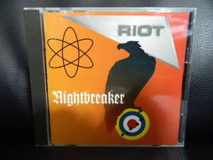 (1)　 RIOT　　/　 　NIGHTBREAKER　　　日本盤　 　ジャケ、経年の汚れあり　　