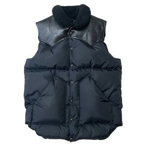 美品 ロッキーマウンテン Rocky Mountain Featherbed ダウンベスト フェザーベッド　ブラック　38 クリスティ　Christy Vest