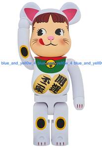 ■レア 新品 未開封 BE@RBRICK 開運 初代 招き猫 ペコちゃん 1000％ ベアブリック 不二家 Family Town メディコムトイ MEDICOM TOY