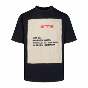 Maison Margiela メゾン マルジェラ トップス Tシャツ カジュアル メンズ レディース ゆったり ブラック L