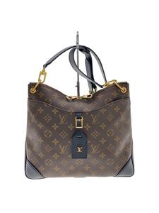 LOUIS VUITTON◆オデオンNM PM_モノグラム・キャンバス_BRW/レザー/BRW/総柄