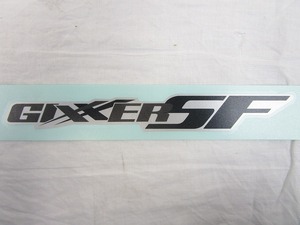 SUZUKI 純正 ジクサーSF250 「GIXXER SF」ステッカー [マットシルバー/左右共通] #68185-41K00-BWP 【インドスズキGIXXER SF】