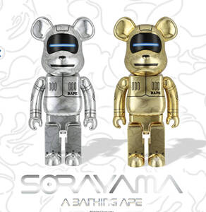 BE@RBRICK SORAYAMA BABY MILO 1000% GOLD SILVER Ver set bearbrick ベアブリック 2体セット set