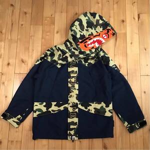 タイガー スノボ ジャケット Mサイズ 1st camo × navy a bathing ape tiger hoodie snowboard jacket BAPE パーカー エイプ ベイプ m2739