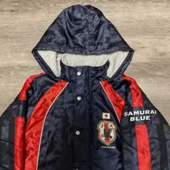 希少品 JFAサッカー日本代表 SAMURAI BLUE ベンチコート 150