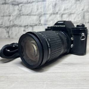 【YH-0690】中古品 PENTAX ペンタックス super A スーパー ブラック ボディ レンズ 1：3.5 35-105mm カメラ 通電のみ確認済み 