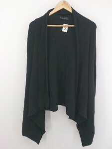 ◇ ZARA KNIT ザラニット 長袖 ニット カーディガン サイズEUR M USA M MEX 28 ブラック レディース P