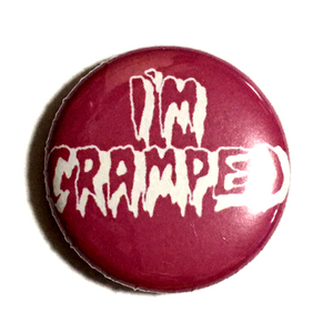 25mm 缶バッジ CRAMPS I’m Cramped Garage Punk ガレージパンク Power Pop パワーポップ PsychoBilly サイコビリー