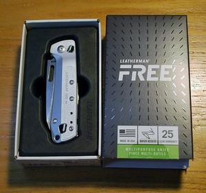 LEATERMAN Tool No.FRK4X-SVフリーＫ4ＸシルバーStainless Steel アルマイトハンドル・全長；11.5ｃｍ.9機能・Weight;156gr.