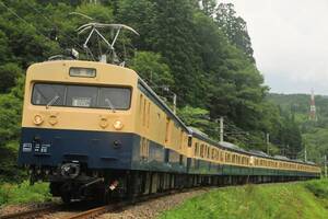 鉄道 デジ 写真 画像 懐かしの115系　横須賀色　クモユニ　４