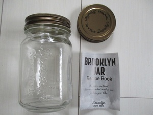 BROOKLYN　JAR メイソンジャー　未使用　学校　サラダ　フルーツカクテル　フレッシュジュース　レシピ付き