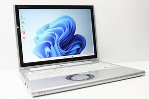 1円スタート ノートパソコン 2in1PC Windows11 WPS office搭載 Panasonic レッツノート CF-XZ6 SSD256GB メモリ8GB 第7世代 Core i5