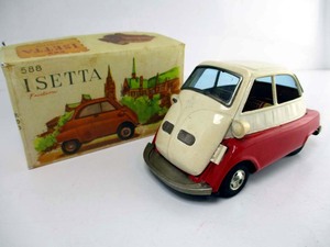 バンダイ　1950年代製　BMW Isetta　完動ほぼ美品　長さ約16cm