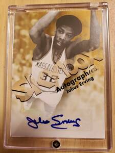 レア SSP サイン 2011 -12 Fleer Retro Skybox Autographics JULIUS ERVING Auto / ジュリアス アービング Autograph NBA