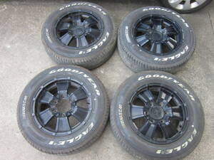 16インチ 7J +37 PCD139.7 6穴 215/65R16C 109/107R GOODERAR EAGLE1 NASCAR グッドイヤー イーグル1WEDS ホイール＆タイヤ 4本